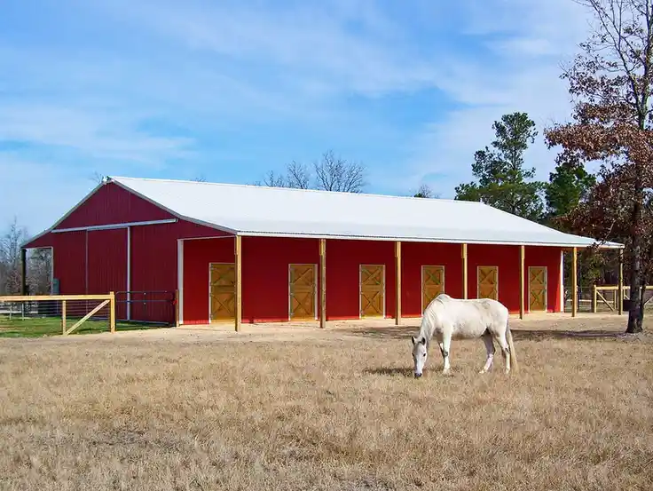 Horse Barns built by Hoover Building Systems — photo 3
