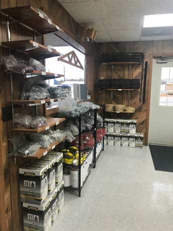 Inventory on shelves