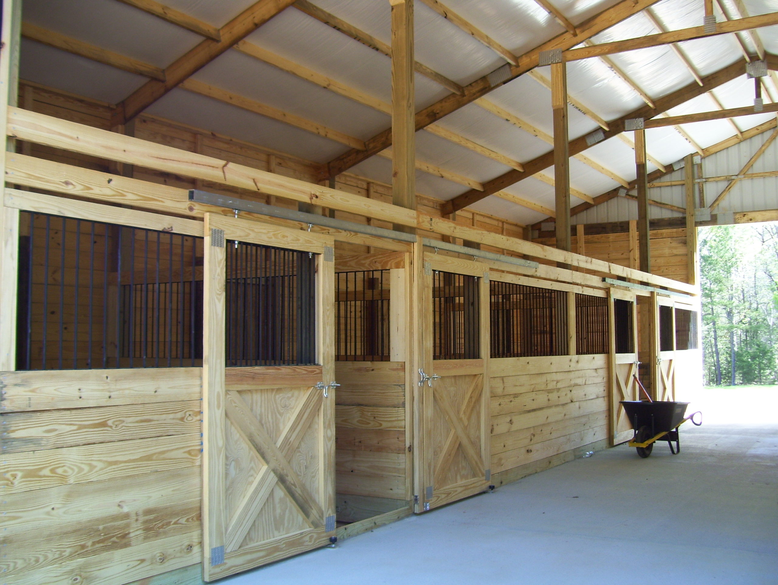Horse Barn Stalls